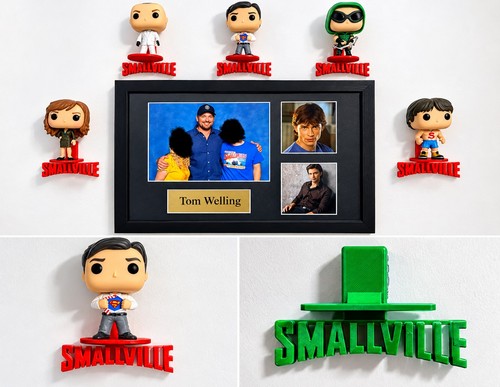 Smallville funko pop wall - smallville,