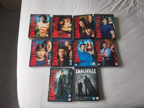 Smallville dvds seasons 10 - dvds,, 1-10.